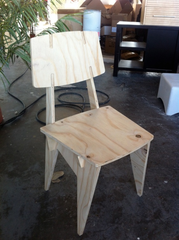 in progress:  the slow(sit)chair